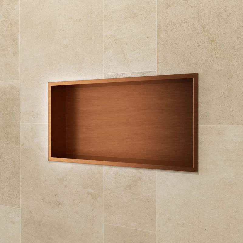 Wandnische Dusche PACIFIC gebürstetes rosegold