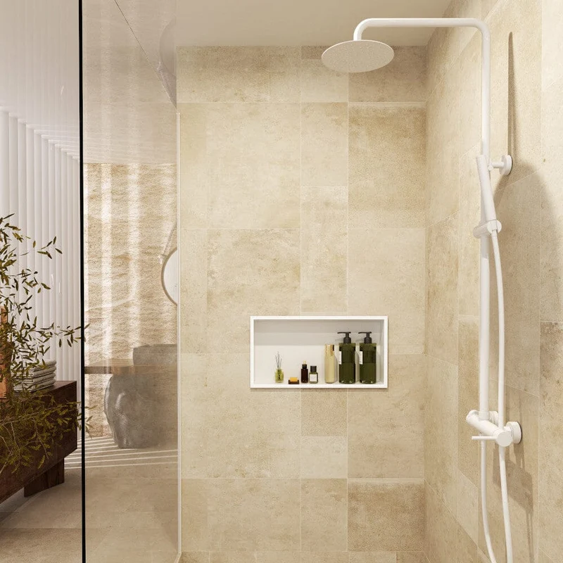 Wandnische Dusche PACIFIC weiss