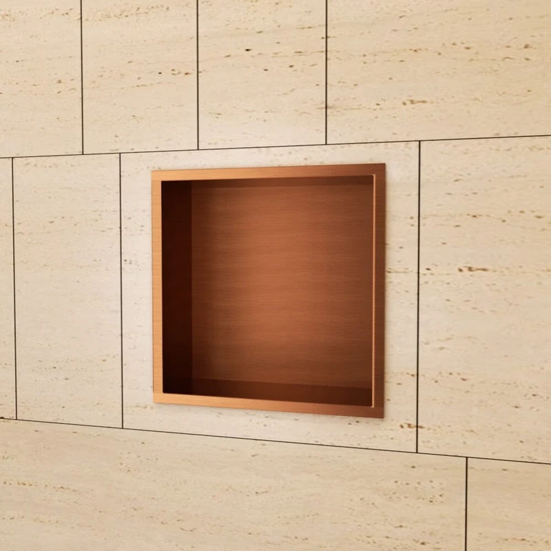 Wandnische Dusche ATLANTIC gebürstetes rosegold