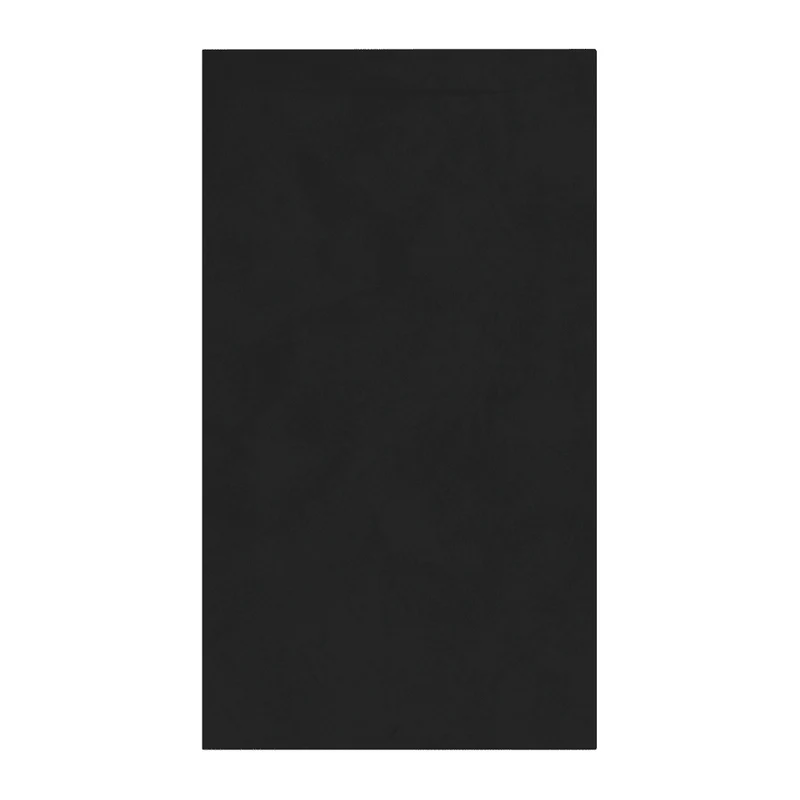Mineralguss-Duschwanne extra flach Spachteloptik KORAL schwarz