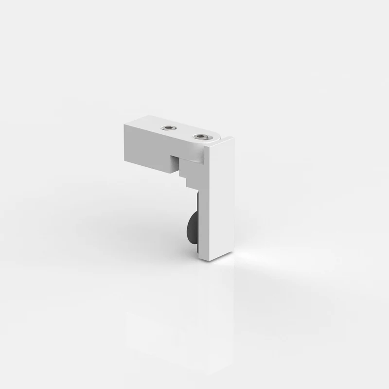 Glashalter flächenbündig – Stabistange eckig 15 × 15 mm, 11 Oberflächen, Art.Nr. 8794ZN-GF