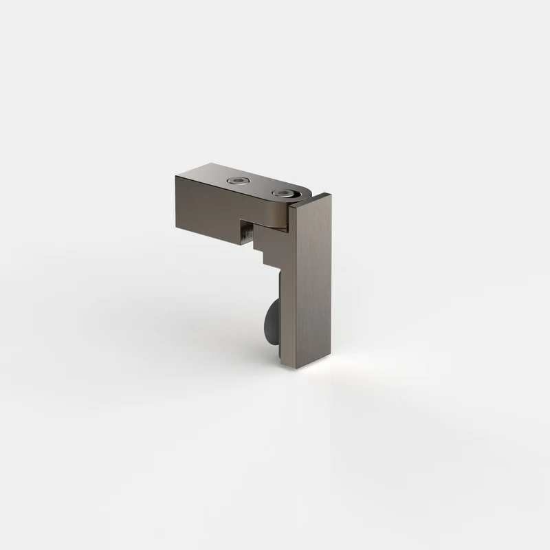 Glashalter flächenbündig – Stabistange eckig 15 × 15 mm, 11 Oberflächen, Art.Nr. 8794ZN-GF