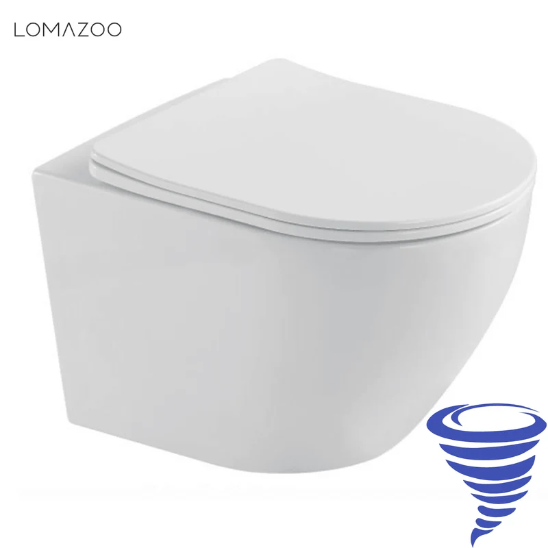 LINEA Hangend Toilet - Wit - Rond