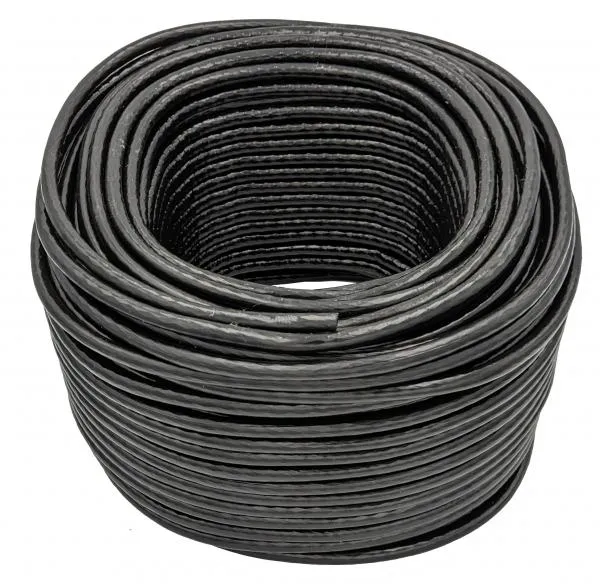 Einfachschlauch Ø 9 mm, 100 m, flex, schwarz