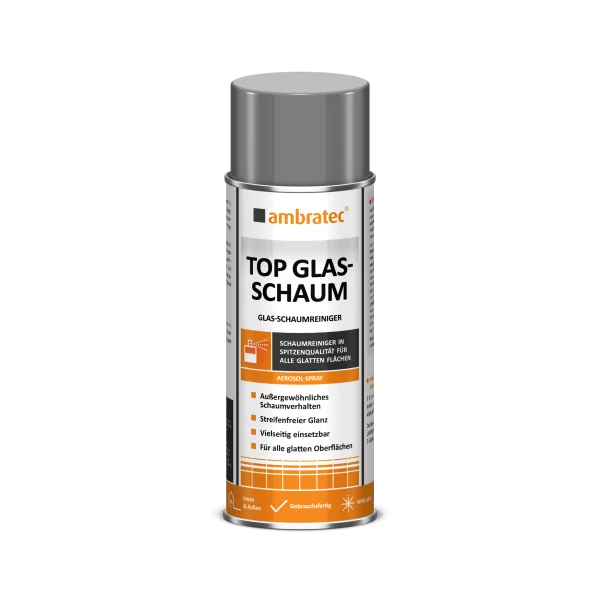 Glas Schaumreiniger