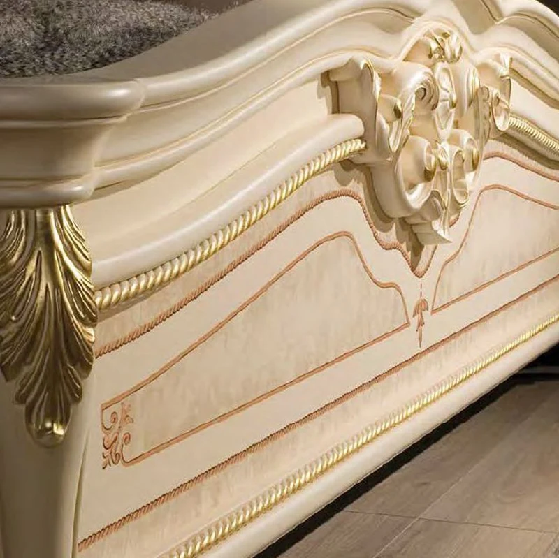 Schlafzimmer Medea Beige-Gold