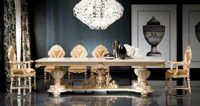 Esszimmer Fidia Gold Leaf