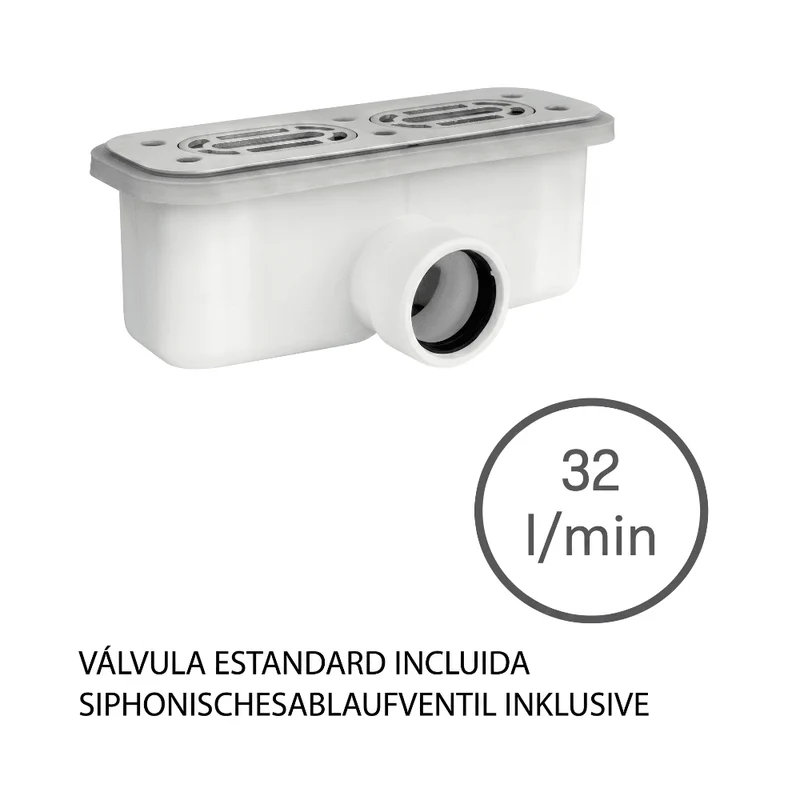 Mineralguss-Duschwanne extra flach Spachteloptik KORAL weiss