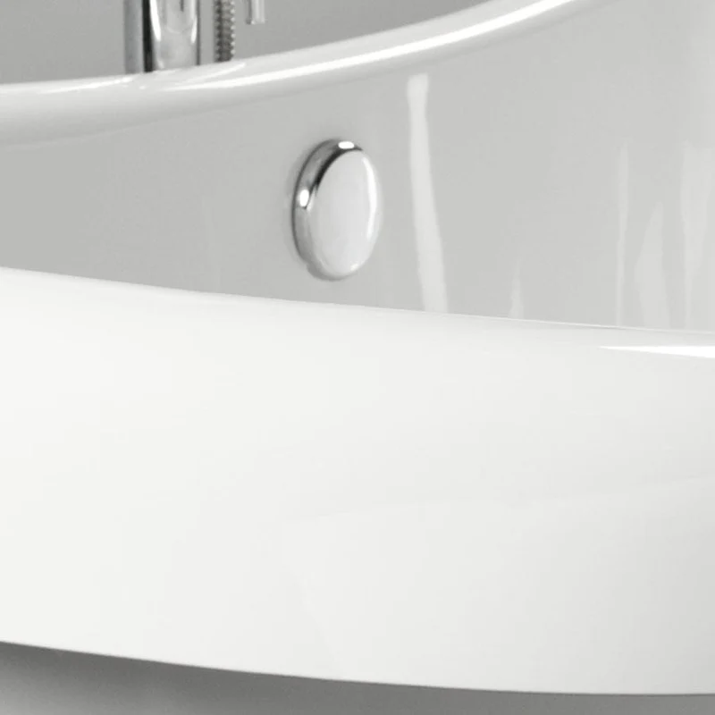 Freistehende Retro-Badewanne MIDLETON