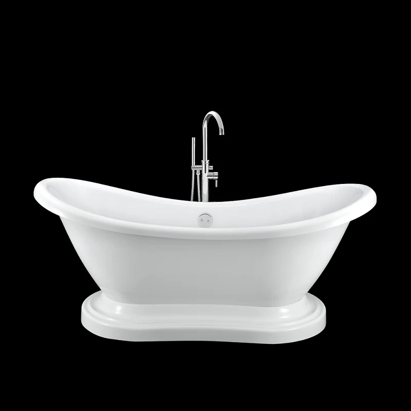 Freistehende Retro-Badewanne MIDLETON
