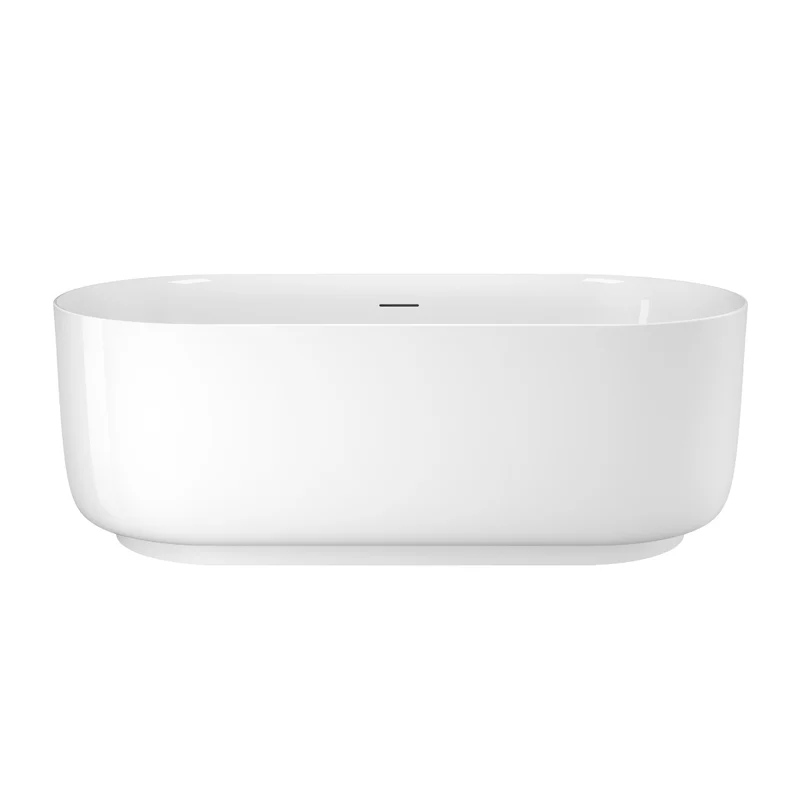 Freistehende Badewanne MADEIRA weiß glänzend