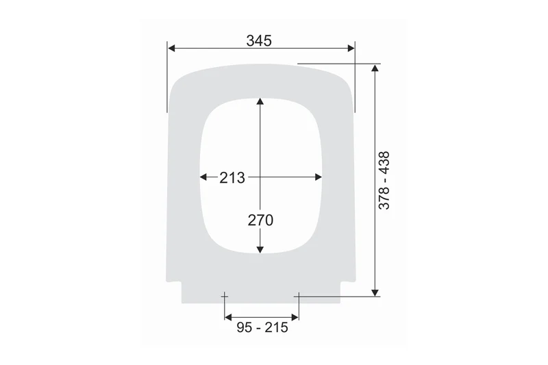 FORMAT Pro 2.0 Q WC-Sitz eckig mit Deckel, abnehmbar, Montage von oben, Duroplast weiß, Art.Nr. 259894