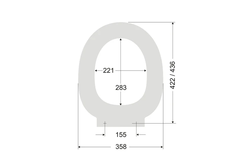 FORMAT Pro 2.0 WC-Sitz mit Deckel, Edelstahl-Scharniere, Duroplast weiß, Art.Nr. 259887
