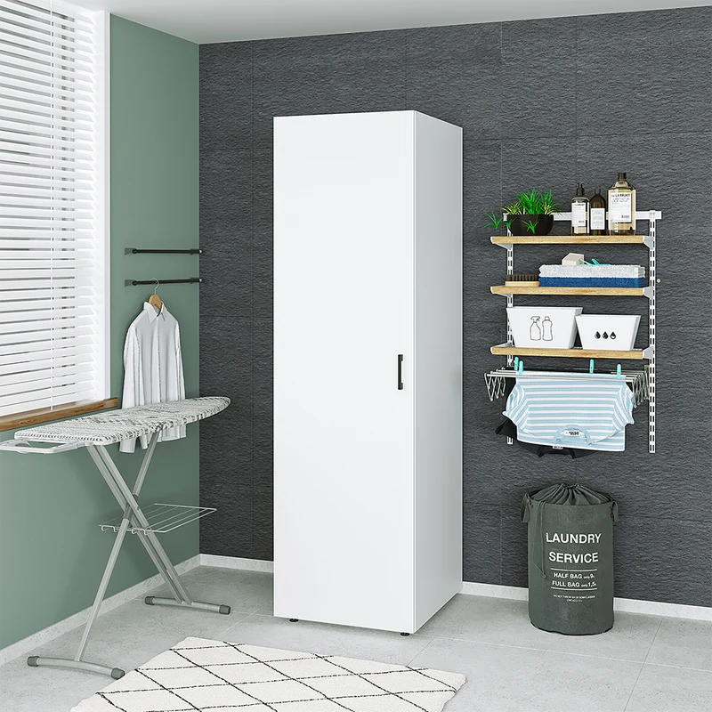 Roomart Hochschrank 60 cm, 205 oder 240 cm hoch, mit Einlegeböden, in 3 Farben