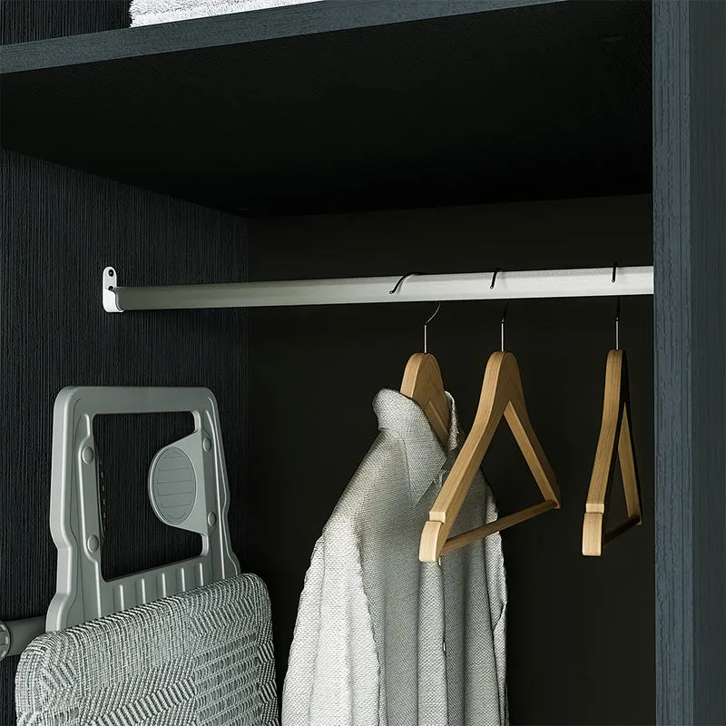 Roomart Hochschrank 60 cm, 205 oder 240 cm hoch, mit Einlegeböden, in 3 Farben