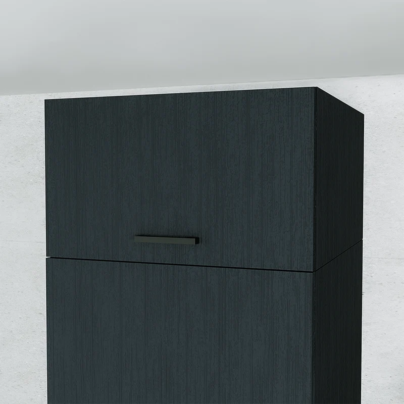 Roomart Hochschrank 60 cm, 205 oder 240 cm hoch, mit Einlegeböden, in 3 Farben