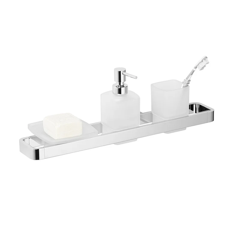 Multifunktionshalter 450 mm, Wandmodell, zum Schrauben oder Kleben, Art.Nr. 900 1550 010