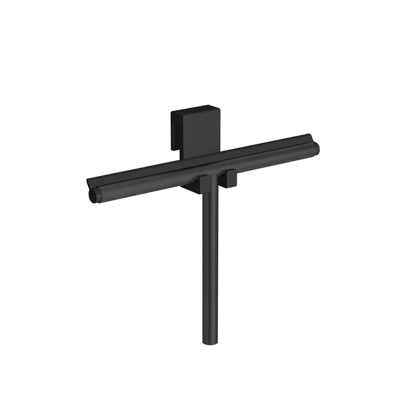 Komfortwischer für Glasduschen mit Silikon-Halterung, austauschbare Wischerlippe, Breite 240 mm, Chrom oder Schwarz, Art.Nr. 4602