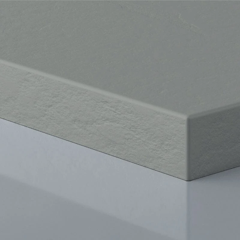 Sonderangebot Mineralguss-Duschwanne extra flach PURE, Schieferoptik, grau 90x120cm