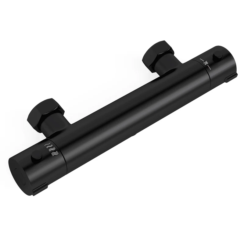 Thermostatische douchekraan Mat Zwart - 15cm