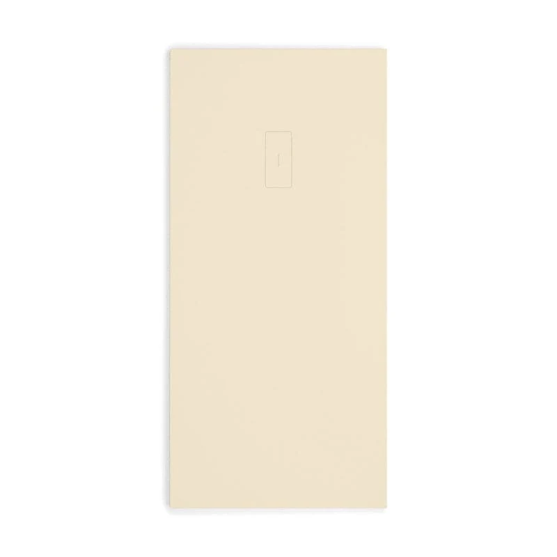 Mineralguss-Duschwanne extra flach FUSION, Schieferoptik, BEIGE