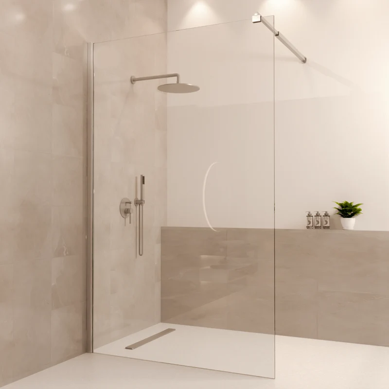 Douchewand Lima 120 x 200 cm - Chroom - Nano Coating