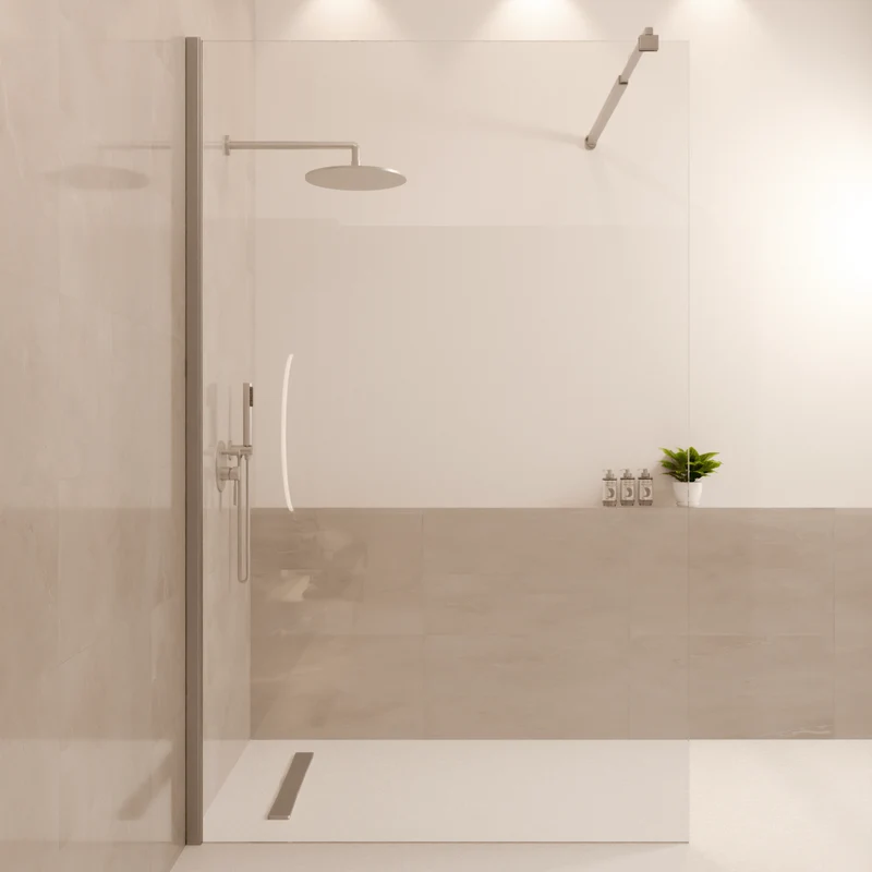 Douchewand Lima 120 x 200 cm - Chroom - Nano Coating
