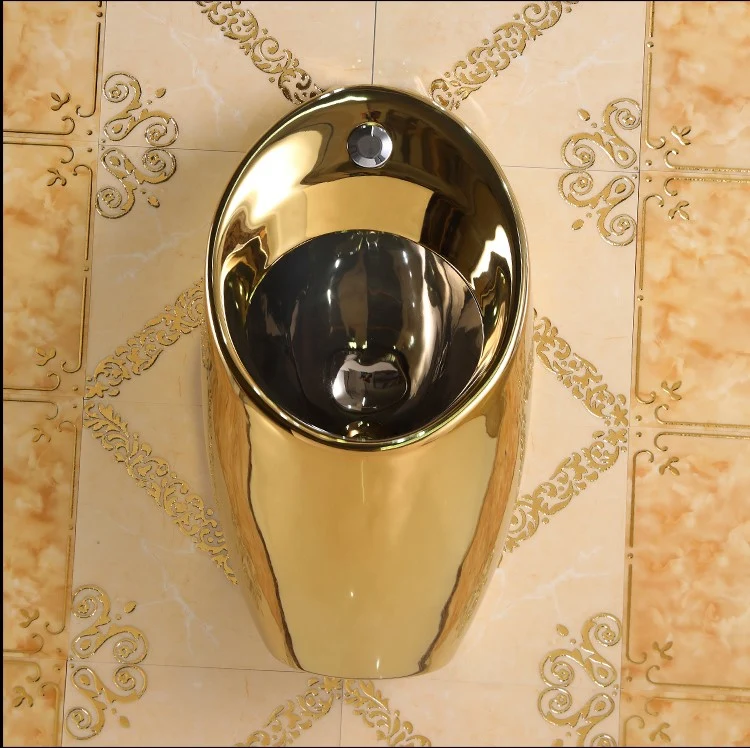 Exklusives Urinal Toilette Gold