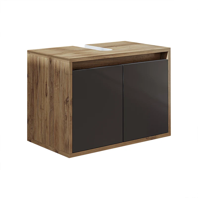 Roomart Badezimmer Unterschrank, 65 cm, ohne Waschbecken, 45 cm hoch, in 4 Farben