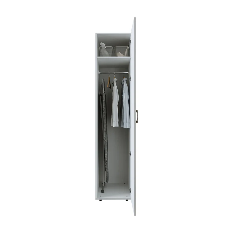Roomart Hochschrank, 45 cm, Mehrzweckschrank mit Einlegeböden, in 3 Farben