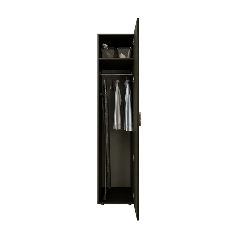 Roomart Hochschrank, 45 cm, Mehrzweckschrank mit Einlegeböden, in 3 Farben