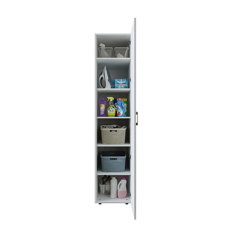 Roomart Hochschrank, 45 cm, Mehrzweckschrank mit Einlegeböden, in 3 Farben