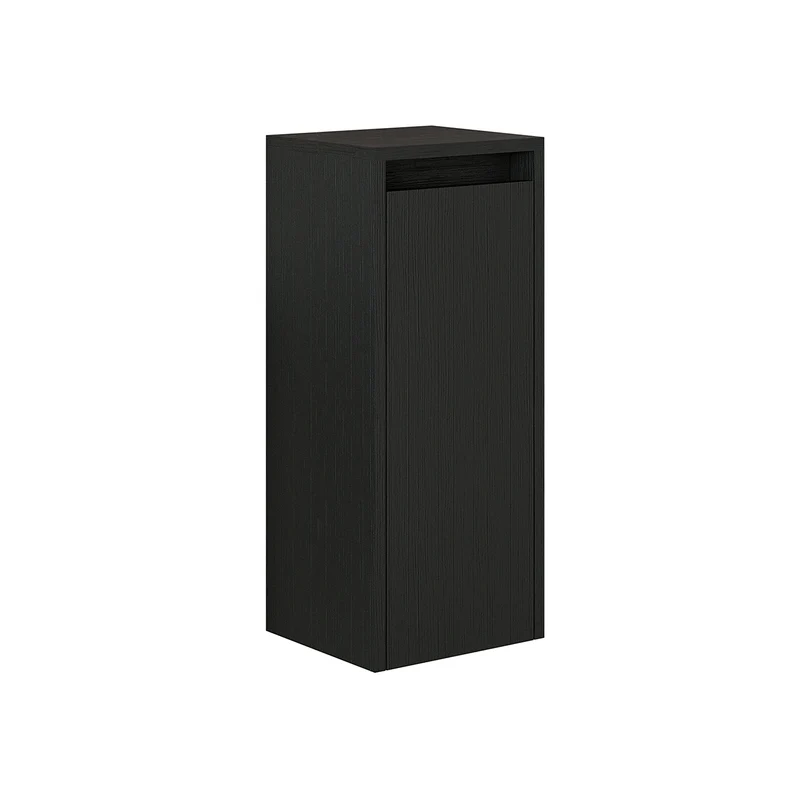 Roomart Badezimmer Seitenschrank, 30 cm, hängend mit Tür und offenem Fach, in 5 Farben