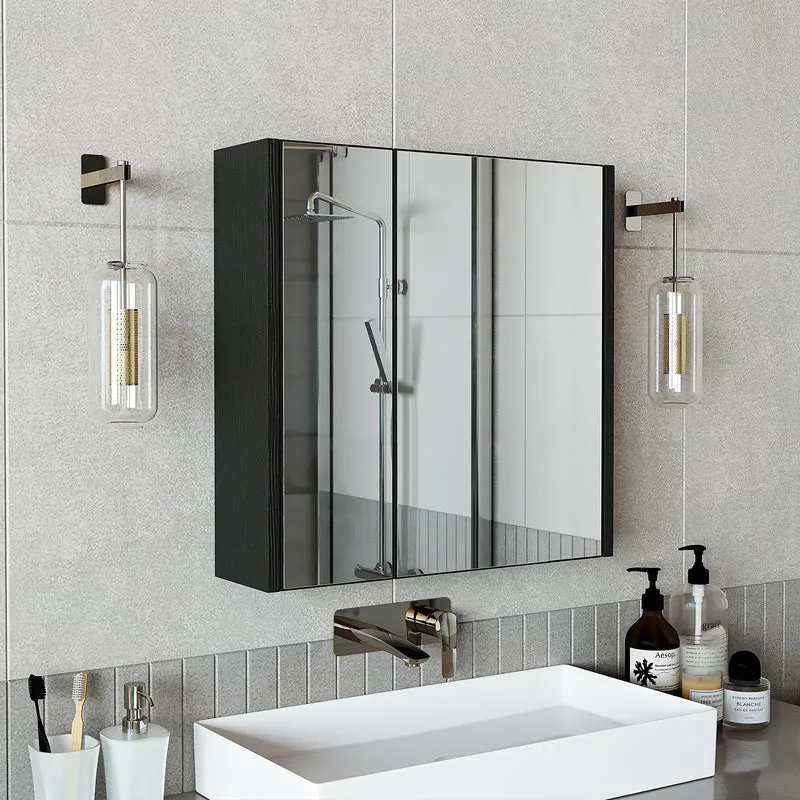 Roomart Badezimmer Spiegelschrank, 60 oder 80 cm, mit Soft-Close-Türen, in 3 Farben