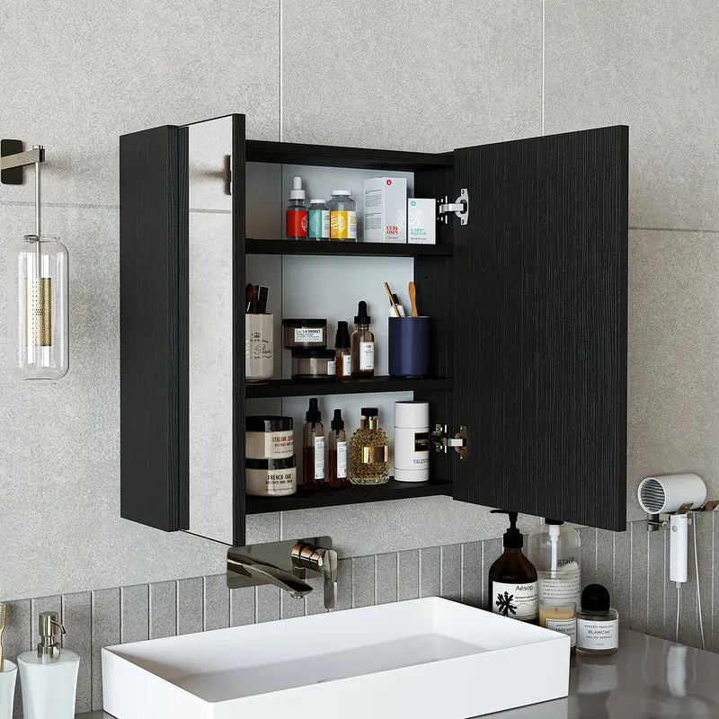 Roomart Badezimmer Spiegelschrank, 60 oder 80 cm, mit Soft-Close-Türen, in 3 Farben