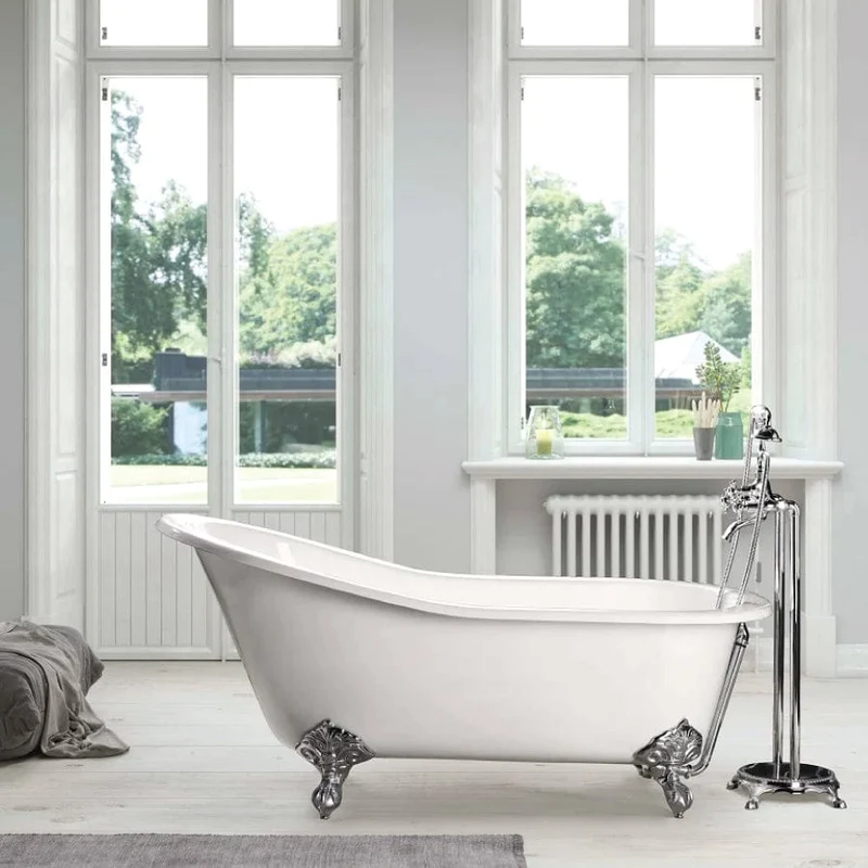 Freistehende Gusseisen Badewanne ASHFORD