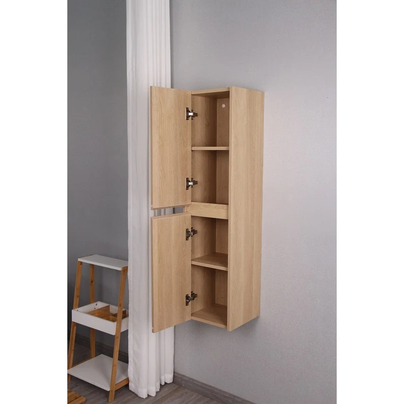 Hängeschrank FORTINA 30x120 cm Eiche hell