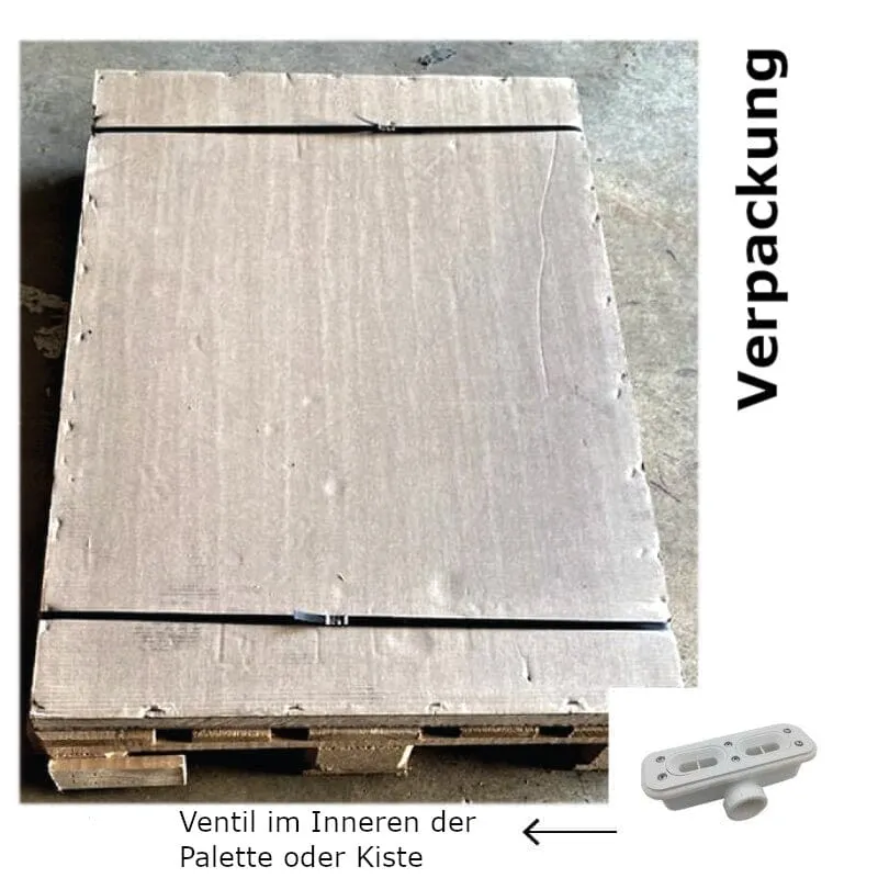 Mineralguss-Duschwanne extra flach VORTEX, Schieferoptik, Weiß