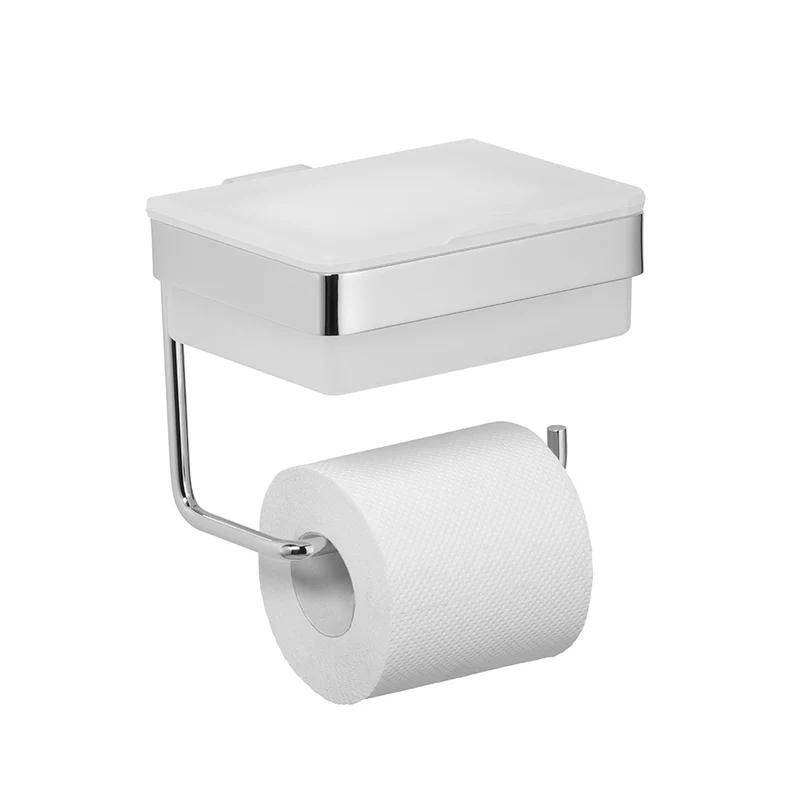 Feuchttuchbox mit Papierhalter, Feuchttuchspender mit WC-Rollenhalter, Art.Nr. 900 2065 010