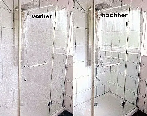 Profi-Reinigungs-Set für hartnäckige Verkrustungen – Mehrstufen-System für stark verkalktes Duschglas, Art.Nr. 1615