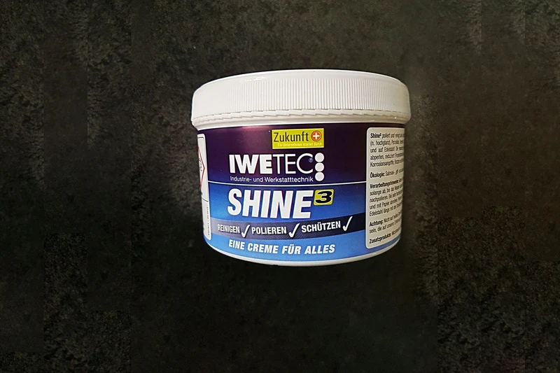 iWETEC Shine³ Polierpaste – Reinigen, Polieren und Schützen in einem Arbeitsgang, 500 g, Art.Nr. 907611