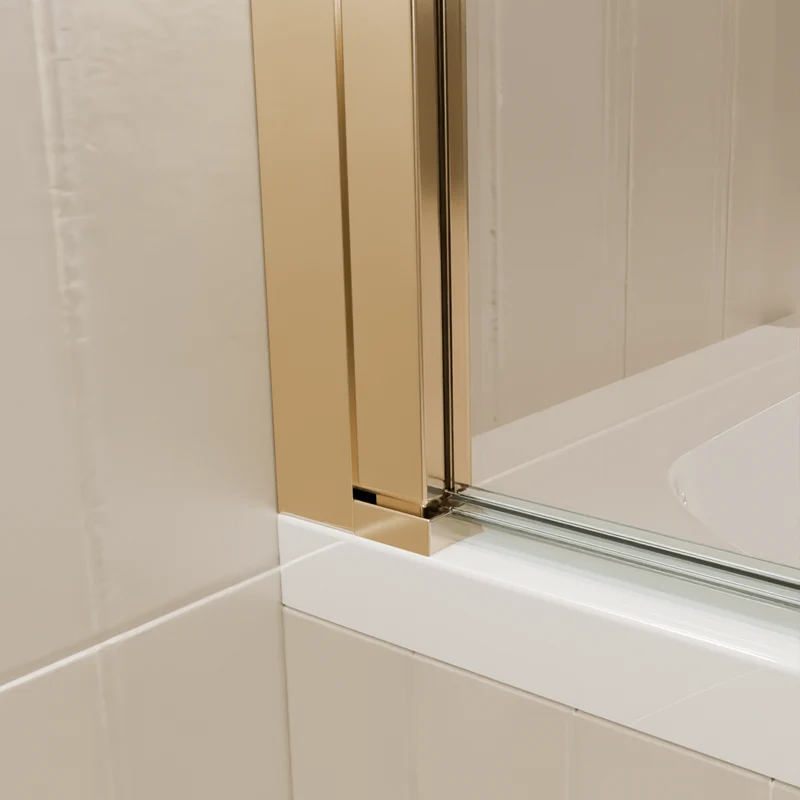 Badwand Palmas 80 x 140 cm - Glanzend Goud - Nano Coating
