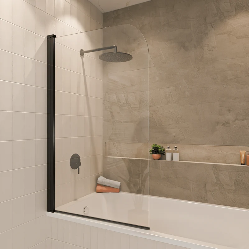 Badwand Palmas 80 x 140 cm - Zwart - Nano Coating