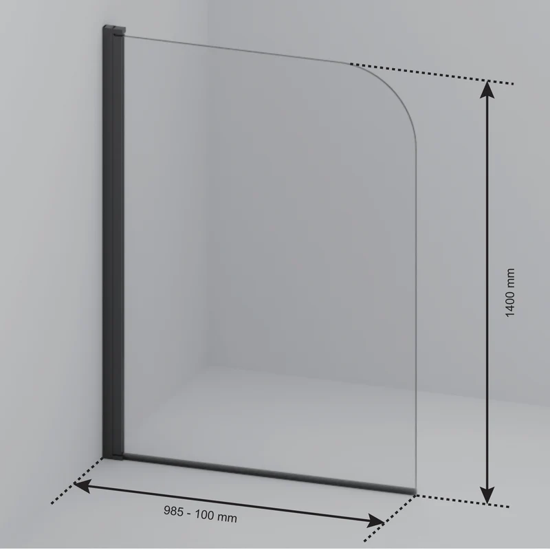 Badwand Palmas 100 x 140 cm - Glanzend Goud - Nano Coating
