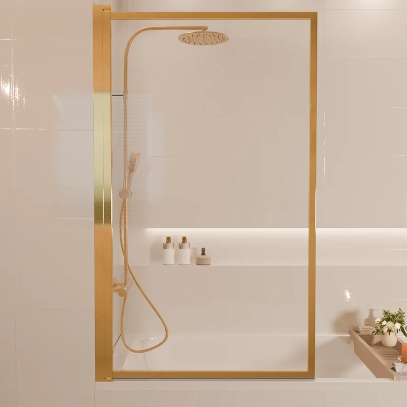Badwand Salvador 80 x 140 cm - Glanzend Goud - Nano Coating
