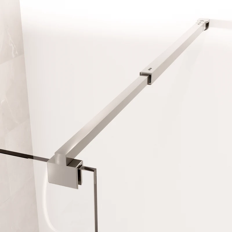 Douchewand Lima 100 x 200 cm - Chroom - Nano Coating
