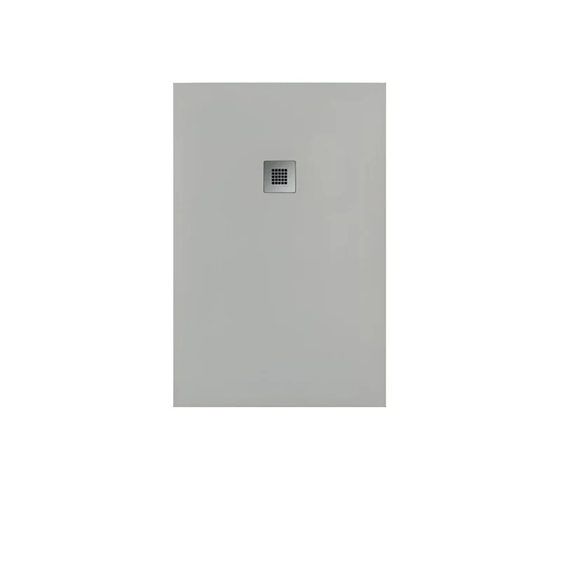 Mineralguss-Duschwanne extra flach OPTIMA, Schieferoptik, 4 Farben