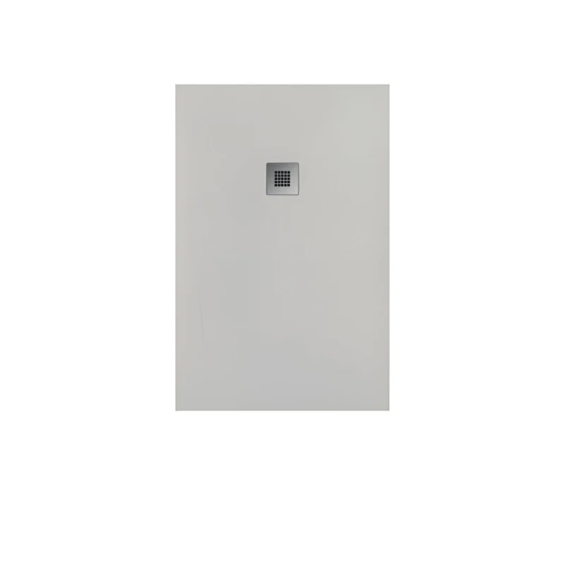 Mineralguss-Duschwanne extra flach OPTIMA, Schieferoptik, 4 Farben