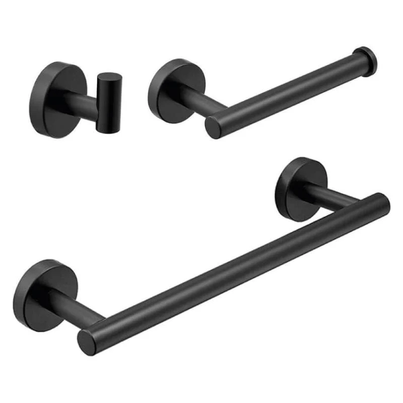 Bad-Accessoires-Set CHARLES 30 Schwarz matt