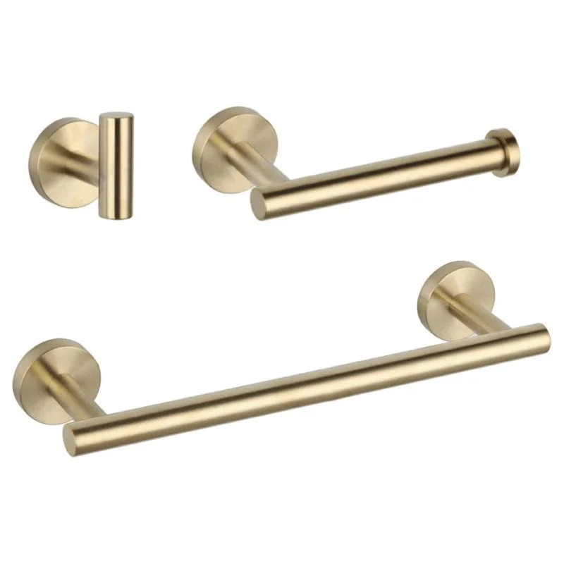Bad-Accessoires-Set CHARLES 30 Gold gebürstet